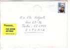 GOOD USA Postal Cover To ESTONIA 1995 - Good Stamped: Rickenbacker - Brieven En Documenten