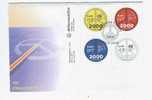 Aland 164 / 167 Sur FDC Superbe Passage De L´an 2000 - New Year