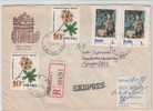 POLAND REGISTERED EXPRESS COVER SENT TO Netherlands 15-1-1977 - Covers & Documents