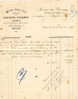 BEZIERS (34) Ancienne Facture Menuiserie Auguste Vivares 1907 - Altri & Non Classificati