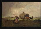 Art  Robert SCHLEICH - Germany - HEUERNTE ..HAY HARVEST , OX COW CARTER ..EAS 156  Pc 20310 - Viehzucht