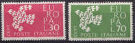 Italia 1961 Europa 2 Vl  Nuovi Serie Completa - 1961