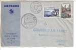 GOOD OLD FRANCE Airmail Postal Cover To JAPAN 1958 - Good Stamped + Nice Cancels - 1927-1959 Briefe & Dokumente