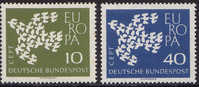 Germania1961 Europa 2 Vl  Nuovi Serie Completa - 1961