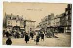 Cpa CARENTAN L´hotel De Ville Café Le Vigan A Pegouet - Ed Lenerpeur - Carentan