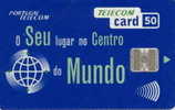 # Portugal TP95-4 Seu Iugar No Centro Do Mundo Blue 50 Sc7 07.95  Tres Bon Etat - Portugal