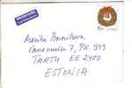 GOOD SWEDEN Postal Cover To ESTONIA 1998 - Good Stamped: Christmas - Briefe U. Dokumente