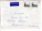 GOOD SWEDEN Postal Cover To ESTONIA 2000 - Good Stamped: Animal - Lettres & Documents