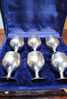 Silver Plated Brass Cups Set Of Six - Arte Asiatica
