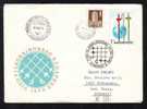 Escrime Scrima Fencing FDC 1975 Hungary Sent To Romania. - Fencing