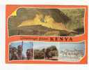 KENYA -  Popular Kenya Scenes -  4 Vues -  Lions, Zèbres, Eléphant, - Zèbres