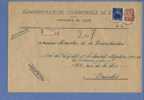 748+762 Op Aangetekende Brief Met Stempel WAREMME (VK) - 1948 Esportazione