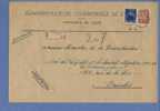748+762 Op Aangetekende Brief Met Stempel WAREMME (VK) - 1948 Exportation