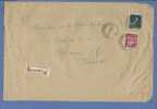 696+769 Op Aangetekende Brief Met Stempel WELKENRAEDT (Oostkanton - Canton De L´est) (VK) - 1948 Export