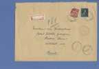 724T+762 Op Aangetekende  Brief Met Stempel DRIESLINTER (VK) - 1948 Export