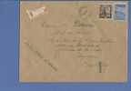 771+808 Op Aangetekende  Brief Met Stempel MONTZEN (Oostkanton - Canton De L'est) (VK) - 1948 Export