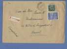 768+771 Op Aangetekende Brief Met Stempel GEERAARDSBERGEN (VK) - 1936-1957 Offener Kragen