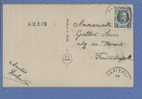 193 Op Kaart Met Cirkelstempel CHARLEROY , Met  Naamstempel SIVRY - Linear Postmarks