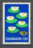 Denmark 1977 Mi. 636  130 Ø NORDEN Umweltschutz Fünf Seerosen MNG - Unused Stamps