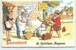CASTELNAU-MAGNOAC    -    Service Des Taxes En Plus; Carte Souvenir Humoristique.(carte Vendue En L'état). - Castelnau Magnoac