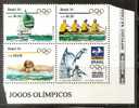 OLYMPICS - 1992 BRAZIL Block Of 4 Se-tenant + VIGNETTE - Yvert # 2009/2011 - XI PAN-AMERICANOS- XXV  OLIMPICOS - MINT NH - Sommer 1992: Barcelone