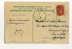 - RUSSIE EMPIRE 1905/1916  . AFFRANCHISSEMENT SIMPLE SUR CP DE 1906 POUR LA FRANCE - Lettres & Documents