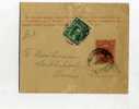 - ARGENTINE  . AFFRANCHISSEMENT COMPOSE AVEC ENTIER  SUR BANDE JOURNAL?  DE 1909  POUR L´ALLEMAGNE - Postal Stationery