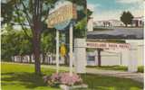 Woodland Park Motel, Spokane WA, On C1940s Vintage Linen Postcard - Spokane
