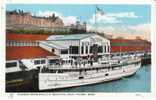 Tacoma WA, Steamer Indianapolis Puget Sound Mosquito Fleet, Municipal Dock Dowtown Tacome, C1910s Vintage Postcard - Tacoma