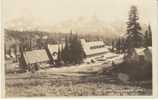 Mt. Rainier National Park, Paradise Inn And Tatoosh, Cascade Range, C1910s Vintage Asahel Curtis Real Photo Postcard - Other & Unclassified