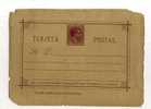 - ESPAGNE COLONIES . PHILIPINES . ENTIER POSTAL ALPHONSE XII SUR CP NON UTILISEE - Philipines