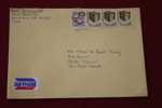 LETTER MARCOPHILIE LETTRE USA ETATS UNIS AMERIQUE UNITED STATES: DOWNEY CALIFORNIE  POUR FLAWIL SUISSE AIR MAIL - Poststempel