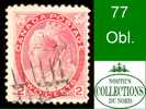 Canada (Unitrade & Scott # 77 - Queen Victoria Numeral Issue) (o) F - Gebraucht