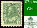 Canada (Unitrade & Scott # 107b Bs - King Georges V Admiral Issue) (o) F/VF - Used Stamps