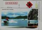 Artificial Rock-climbing,motorboat Leisure,China 2010 Zhuji National Level Scenic Spot Advertising Pre-stamped Card - Escalade