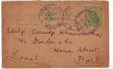 India, Postcard, George V, British Empire, Coat Of Arms, Lion, Wild Cats In Art - 1911-35 Roi Georges V