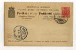 - FINLANDE . ENTIER POSTAL SUR  CP DE 1898   . - Postal Stationery