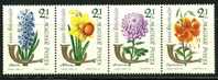 UNGHERIA 1963 - FIORI - N. 1595 / 98 ** , Serie Compl. - Cat. 5 € - Lotto N. 1654 - Nuevos