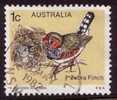 1979 - Australian Birds Definitive Issues 1c ZEBRA FINCH Stamp FU - Used Stamps