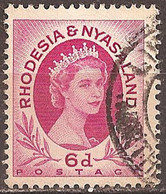 RHODESIA & NYASALAND..1954..Michel # 8...used. - Rhodesia & Nyasaland (1954-1963)