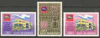 Saint-Marin N° 784 à 786 ** - Unused Stamps