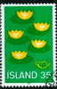 Iceland 1977 35k Water Lilies Issue #496 - Used Stamps