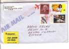 GOOD USA Postal Cover To ESTONIA 1995 - Good Stamped: Christmas ; Eastman ; Tennis - Brieven En Documenten