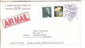 GOOD USA Postal Cover To ESTONIA 2007 - With Original Stamp + Good Stamped: Washington ; Flower - Lettres & Documents