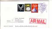 GOOD USA Postal Cover To ESTONIA 2007 - With Original Stamp + Good Stamped: Love - Briefe U. Dokumente