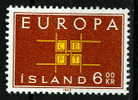 Iceland 1963 6k Europa Issue #357 - Usados