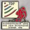 TDF Radio Diffuseur Hote Des Jeux Olympiques D'hiver 1992 - France Telecom