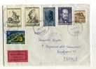 - AUTRICHE 1961/70 . AFFRANCHISSEMENT COMPOSE SUR ENVELOPPE DE 1969 POUR LA FRANCE - Covers & Documents