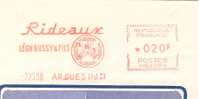 Rideaux, Arques - EMA Havas -  Enveloppe Entière   (D0345) - Textile