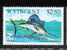 St Vincent 1975 Sailfish $2.50 MNH - St.Vincent (1979-...)